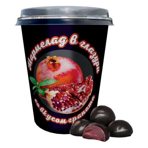 Глазированный мармелад со вкусом граната, 300 г в ЕКА