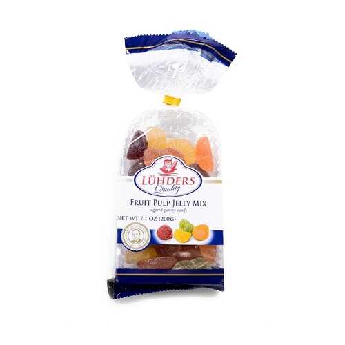 Мармелад «Фруктовый микс», Luhders, 200 г, Германия в ЕКА