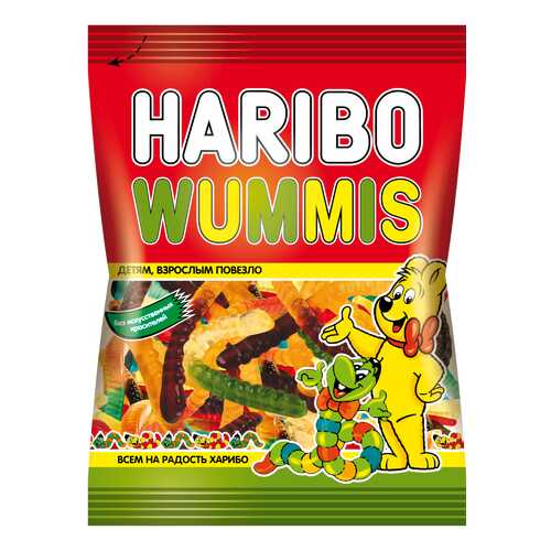 Мармелад Haribo wummis жевательный червячки 70 г в ЕКА
