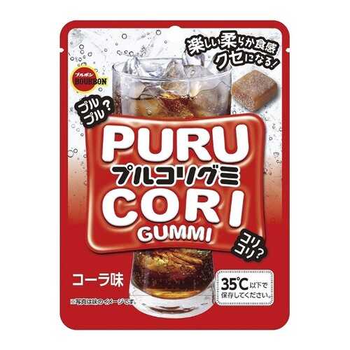 Мармелад жевательный Bourbon Puru Cori со вкусом колы 50 г в ЕКА
