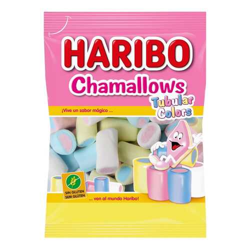 Шамеллоус Haribo цветные трубочки 90 г в ЕКА