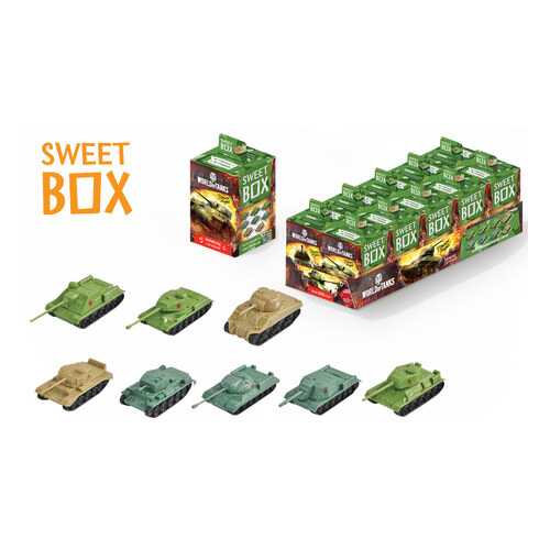 СВИТБОКС WORLD OF TANKS 2 Мармелад с игрушкой в коробочке , 12 шт в уп в ЕКА