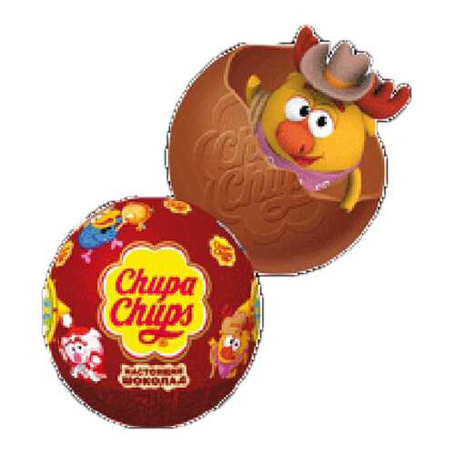 Шар из молочного шоколада Chupa Chups с сюрпризом 20 г в ЕКА