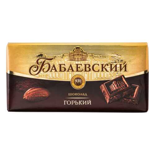 Шоколад Бабаевский горький 100 г в ЕКА