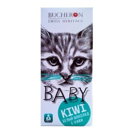 Шоколад Bucheron baby белый с кусочками киви 50 г в ЕКА