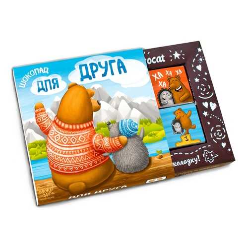Шоколад Chokocat Для друга, молочный, 60 гр в ЕКА