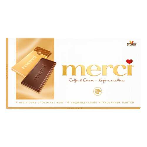 Шоколад молочный Merci кофе и сливки 100 г в ЕКА