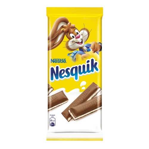 Шоколад молочный Nesquik с молочной начинкой 100 г в ЕКА