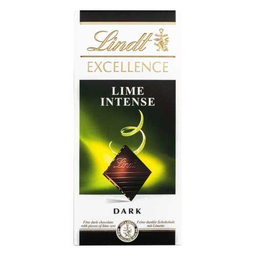 Шоколад темный Lindt excellence лайм 100 г в ЕКА