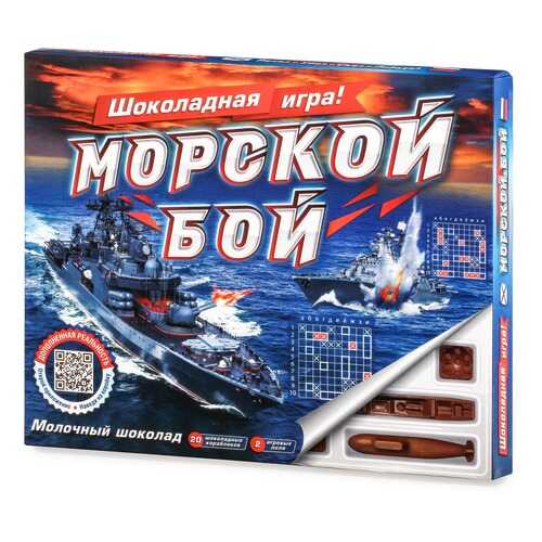 Шоколадная игра Вкусные идеи морской бой 180 г 28х22х2 Россия в ЕКА