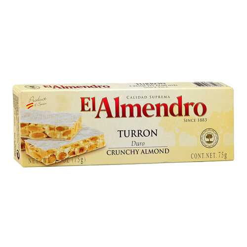 Туррон El Almendro миндальный хрустящий 75 г в ЕКА