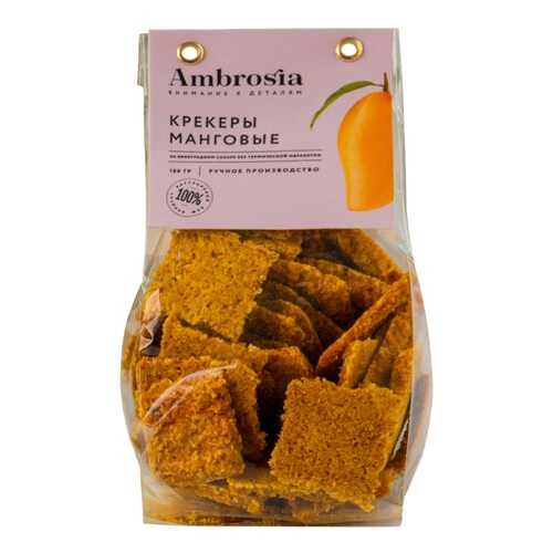 Крекер фруктово-ореховый Ambrosia Кокос-Манго 100г Россия в ЕКА