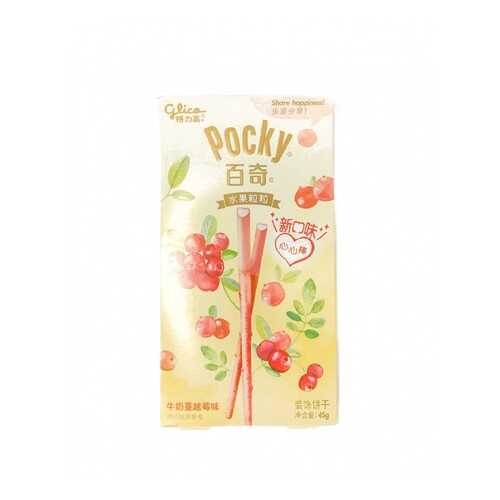 Палочки Pocky Glico со вкусом клюквы с глазурью 55 г в ЕКА