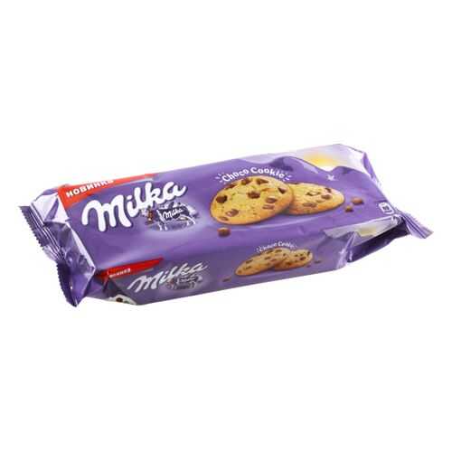 Печенье Milka с кусочками молочного шоколада 168 г в ЕКА