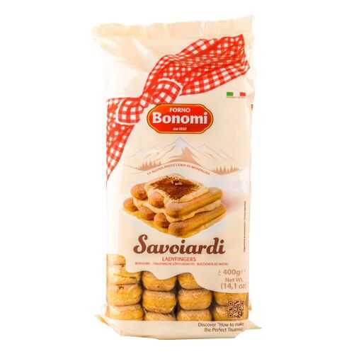 Печенье савоярди Forno Bonomi ladyfingers для тирамису 400 г в ЕКА