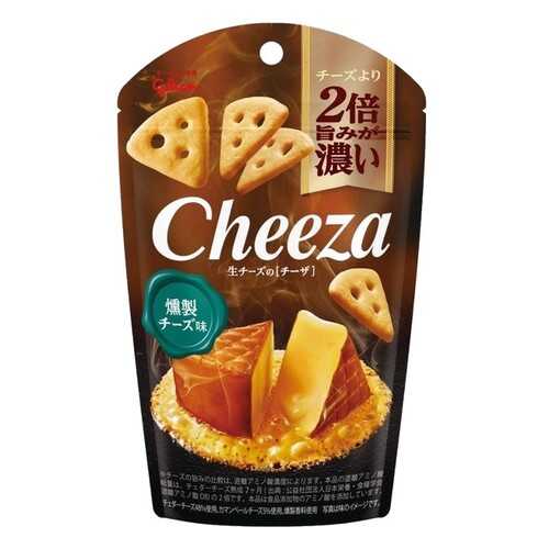 Печенье-снек Glico Cheeza с копченым сыром 40 г в ЕКА
