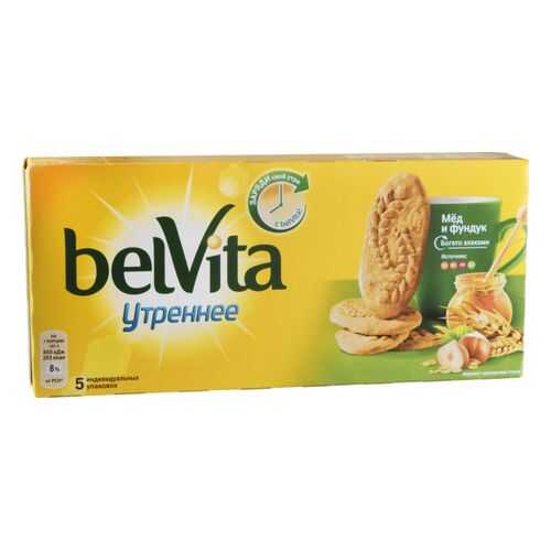 Печенье утреннее BelVita мед и фундук 225 г в ЕКА