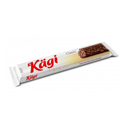 Вафли Kaegi Classic в молочном шоколаде 24*25 г в ЕКА