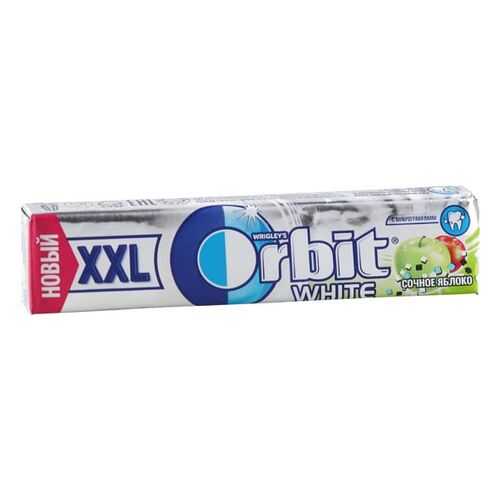 Резинка жевательная Orbit white с ароматом яблока 20.4 г в ЕКА
