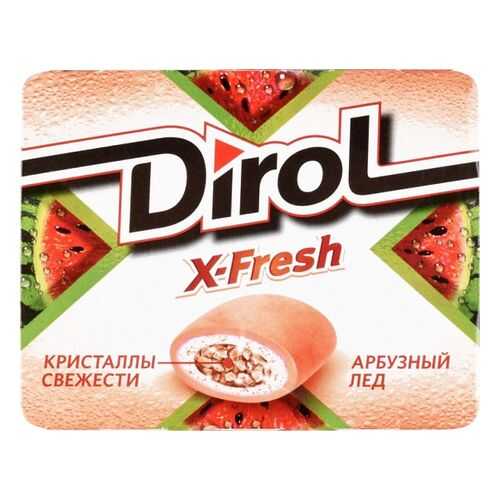 Жевательная резинка Dirol x-fresh арбузный лед 16 г в ЕКА