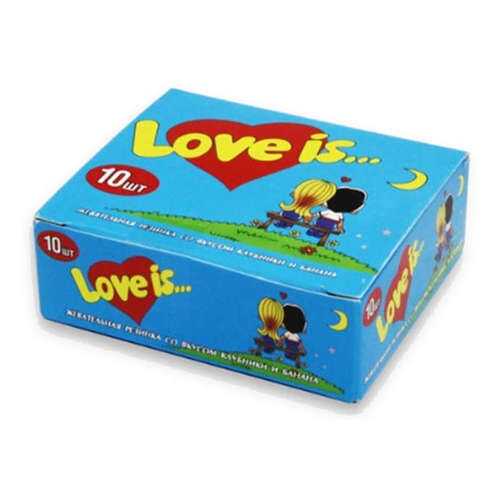 Жевательная резинка Love is клубника-банан 4.2 г 10 штук в ЕКА
