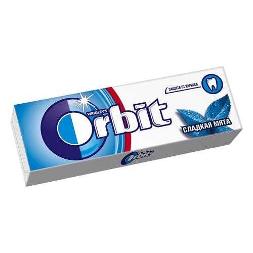 Жевательная резинка Orbit сладкая мята мультипэк 3 пачки в ЕКА