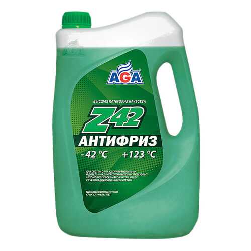 Антифриз AGA G11 зеленый готовый 1л в ЕКА