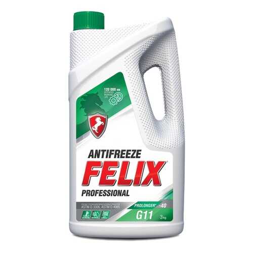 Антифриз Felix PROLONGER готовый -40C зеленый 3 кг 430206327 в ЕКА