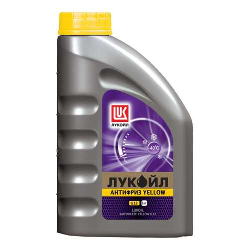 Антифриз готовый желтый LUKOIL G12 1 кг в ЕКА