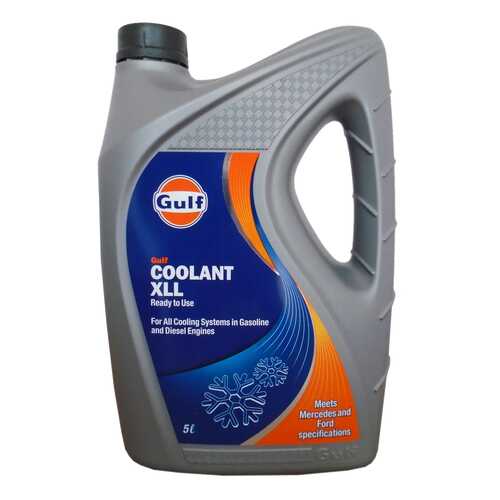 Антифриз GULF GULF COOLANT XLL G12+ синий 5л в ЕКА
