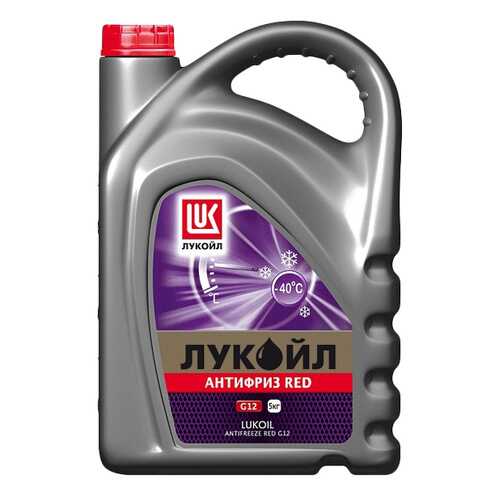 Антифриз LUKOIL Красный Готовый антифриз -42 5кг в ЕКА
