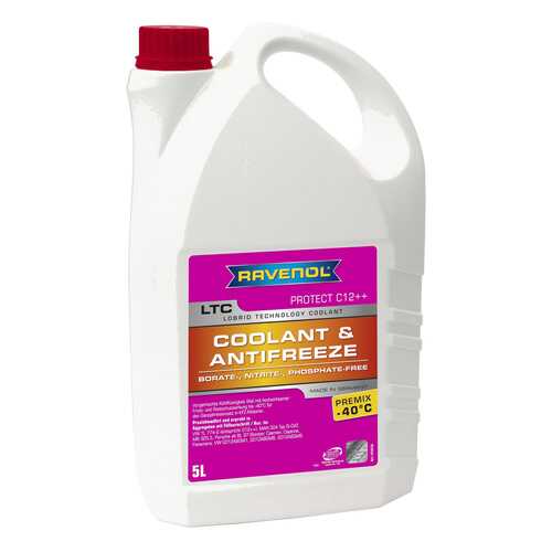 Антифриз RAVENOL G12++ фиолетовый 5л в ЕКА