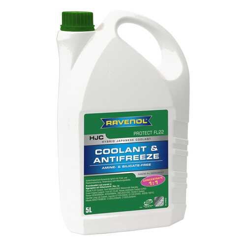 Антифриз RAVENOL G12+ зеленый концентрат 5л в ЕКА