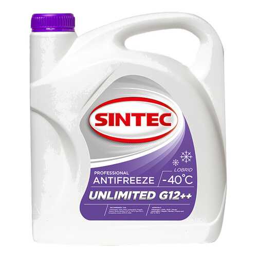 Антифриз Sintec Красно-фиолетовый Готовый антифриз 1кг 801502 в ЕКА