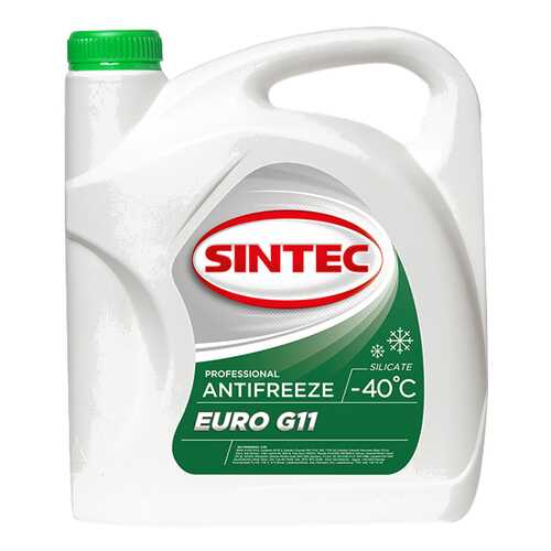 Антифриз Sintec Зеленый Готовый антифриз 10кг 800516 в ЕКА