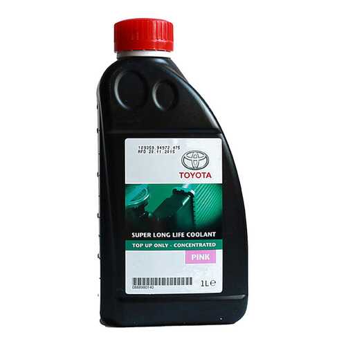 Антифриз Toyota Super Long Life G12 розовый концентрат 1л в ЕКА