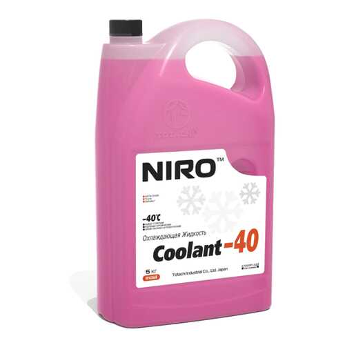 Охлаждающая жидкость NIRO Coolant Red -40C 1кг в ЕКА