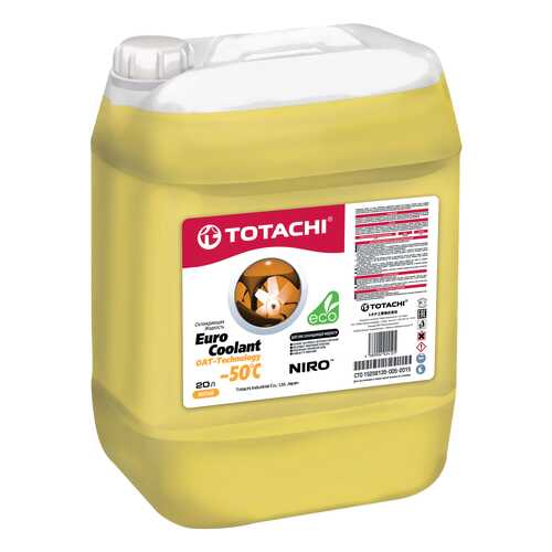 Охлаждающая жидкость TOTACHI NIRO EURO COOLANT OAT - Technology -50 C, 20л в ЕКА