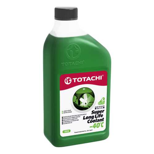 Охлаждающая жидкость TOTACHI SUPER LLC GREEN -40C 2л. в ЕКА
