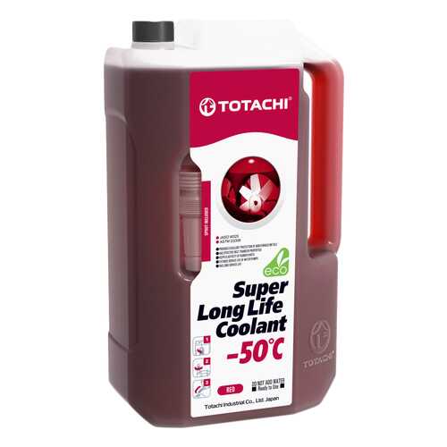 Охлаждающая жидкость TOTACHI SUPER LLC RED -50C 10л. в ЕКА
