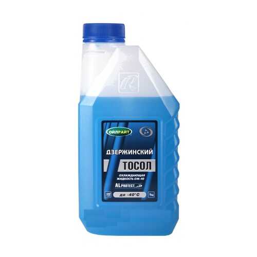 Тосол OILRIGHT Дзержинский ОЖ-40 ТМ готовый -40C синий 1 кг 5040/п в ЕКА