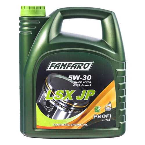 6703 FANFARO LSX JP 5W-30 4 л. Синтетическое моторное масло в ЕКА