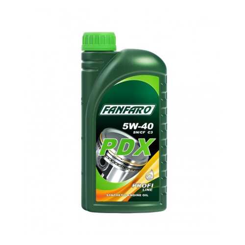 6705 FANFARO PDX 5W-40 1 л. Синтетическое моторное масло в ЕКА