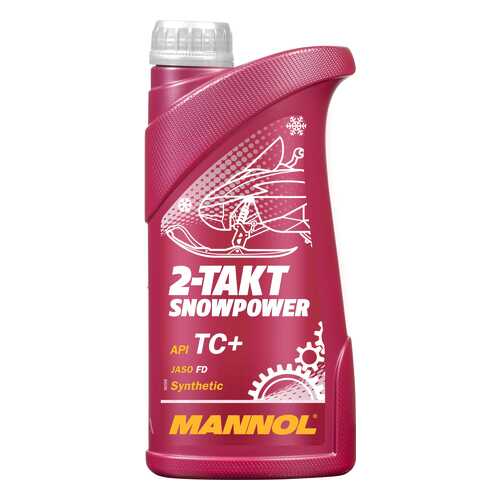 7201 MANNOL 2-TAKT SNOWPOWER 1 л. Синтетическое моторное масло для снегоходов (2T) в ЕКА