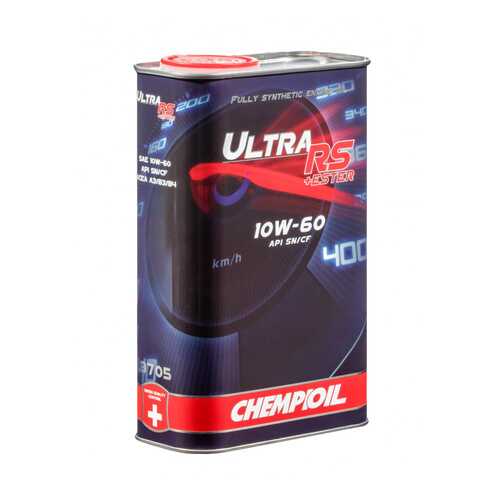 9705 CHEMPIOIL ULTRA RS+ESTER 10W-60 4 л. (metal) синтетическое моторное масло 10W60 в ЕКА