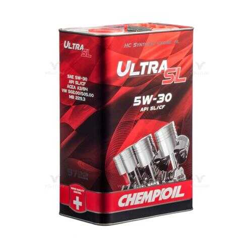 9722 CHEMPIOIL ULTRA SL 5W-30 (A3 B3) 1 л. (metal) синтетическое моторное масло 5W30 в ЕКА