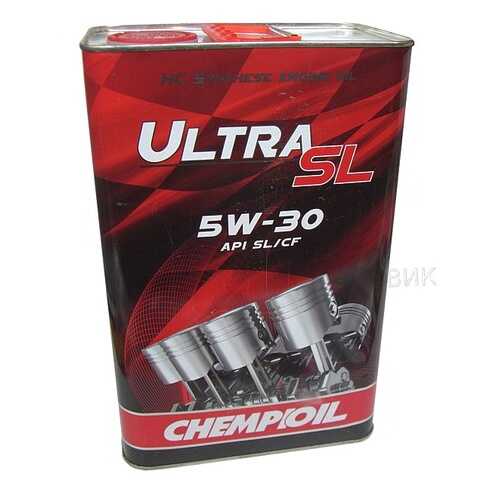 9722 CHEMPIOIL ULTRA SL 5W-30 (A3 B3) 4 л. (metal) синтетическое моторное масло 5W30 в ЕКА