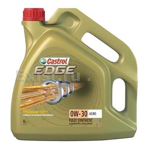 CASTROL 1531B0 масло castrol edge 0w-30 titanium fst а5в5 син 4л в ЕКА