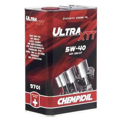 CHEMPIOIL Масло Моторное Синтетическое Ultra Xtt 5w-40 1л Sn/Cf в ЕКА