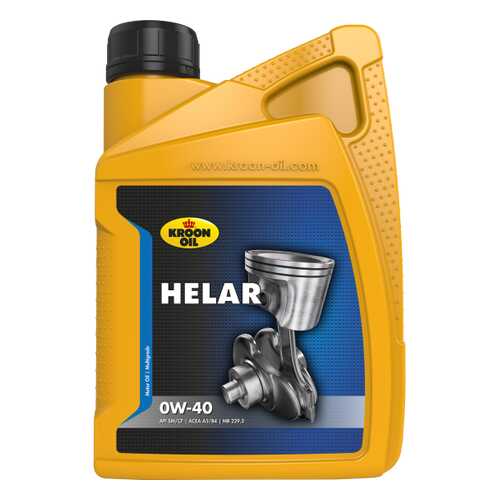 KROON OIL Масло Моторное Helar 0w40 1l в ЕКА